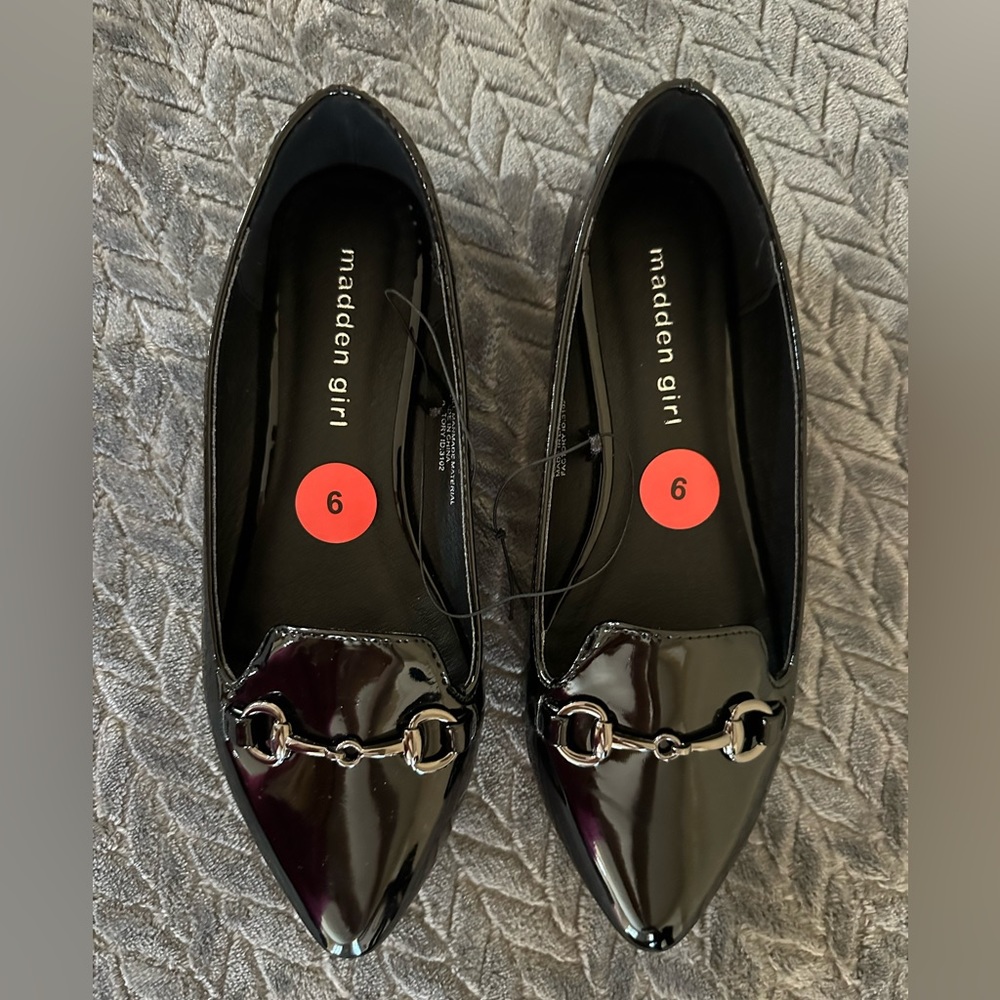 New Madden Girl Flats Black